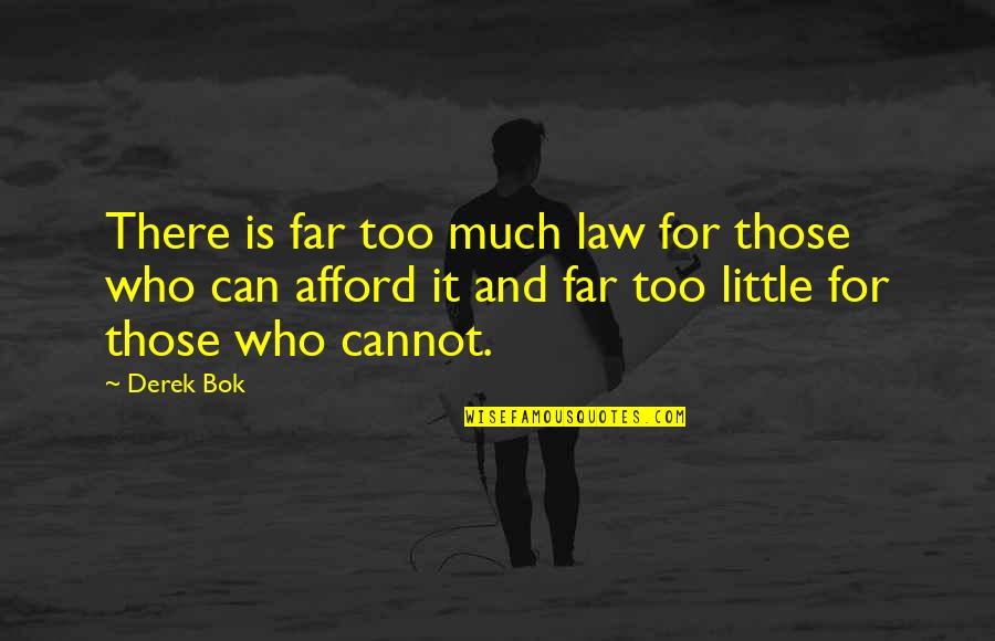 Funny Goth Quotes By Derek Bok: There is far too much law for those