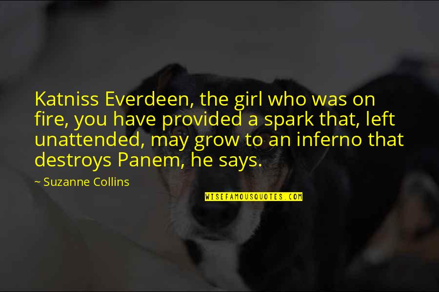 Funny Saturn Quotes By Suzanne Collins: Katniss Everdeen, the girl who was on fire,