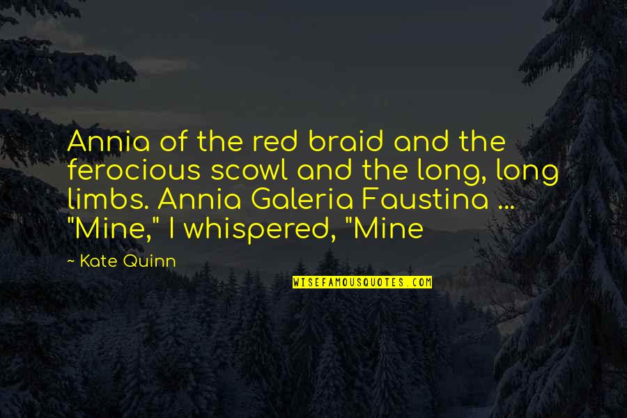 Funny Ship Captain Quotes By Kate Quinn: Annia of the red braid and the ferocious