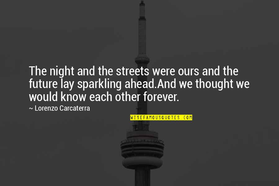 Future Is Ours Quotes By Lorenzo Carcaterra: The night and the streets were ours and