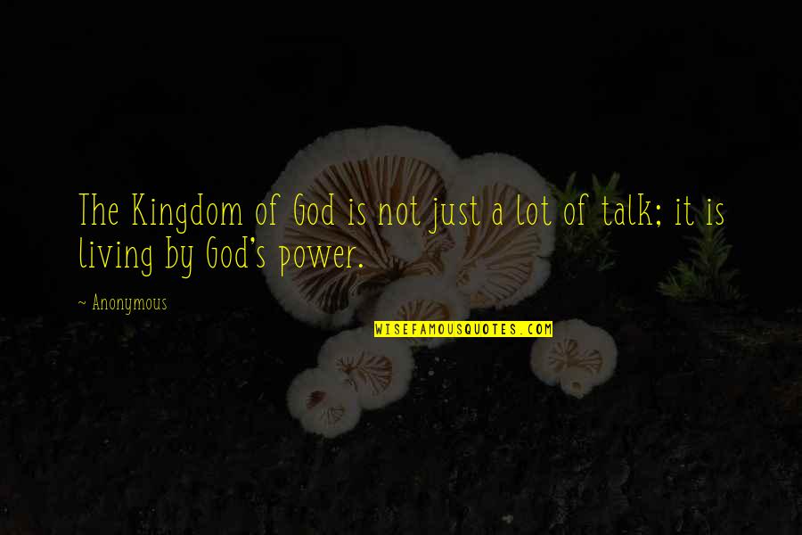 Gaba Bisaya Quotes By Anonymous: The Kingdom of God is not just a