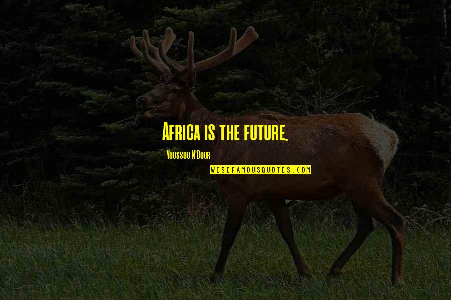 General Hospital Jason And Sam Quotes By Youssou N'Dour: Africa is the future.