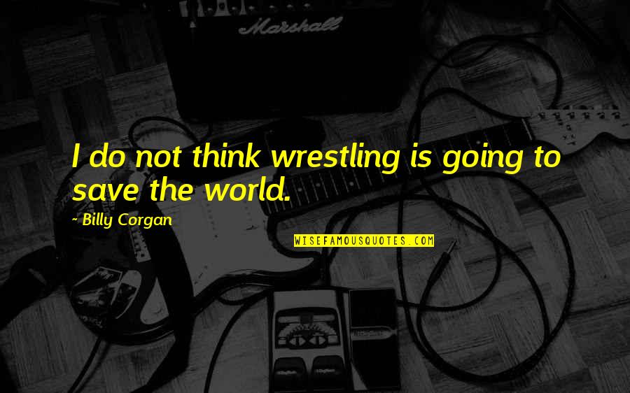 Gewordenheit Quotes By Billy Corgan: I do not think wrestling is going to