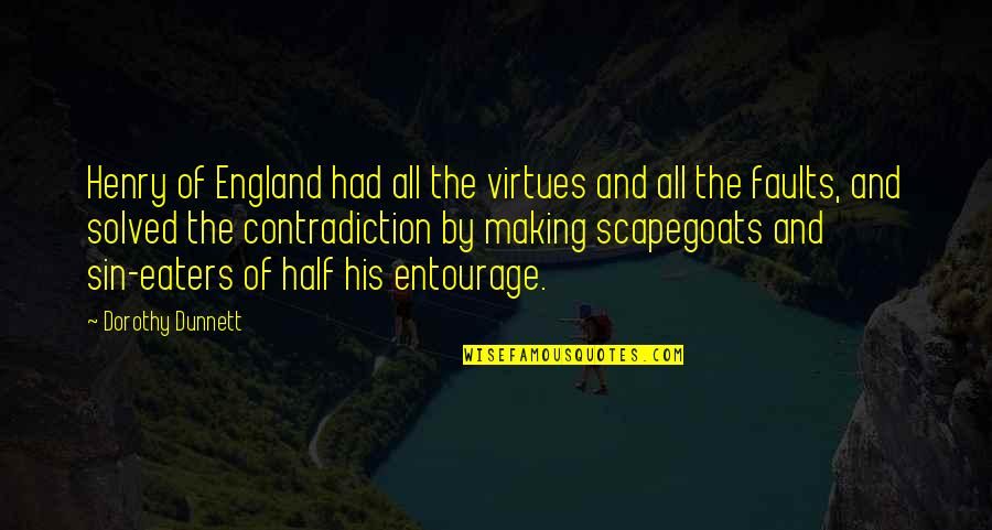 Goddamn Stupid Quotes By Dorothy Dunnett: Henry of England had all the virtues and
