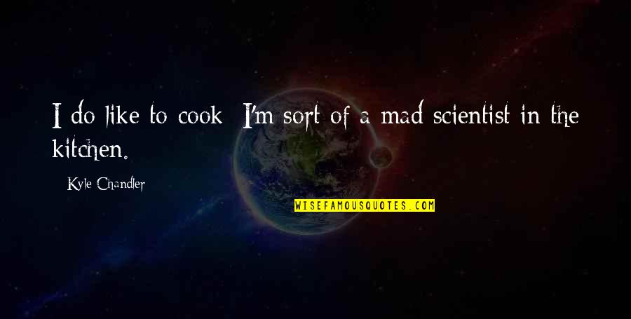 Gods Silence Mans Trust Quotes By Kyle Chandler: I do like to cook; I'm sort of