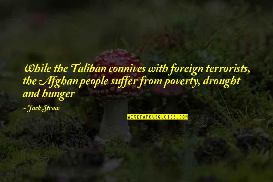 Gomila Quotes By Jack Straw: While the Taliban connives with foreign terrorists, the