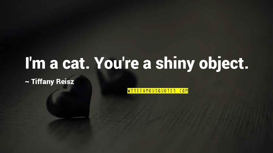 Goncourt Mapas Quotes By Tiffany Reisz: I'm a cat. You're a shiny object.