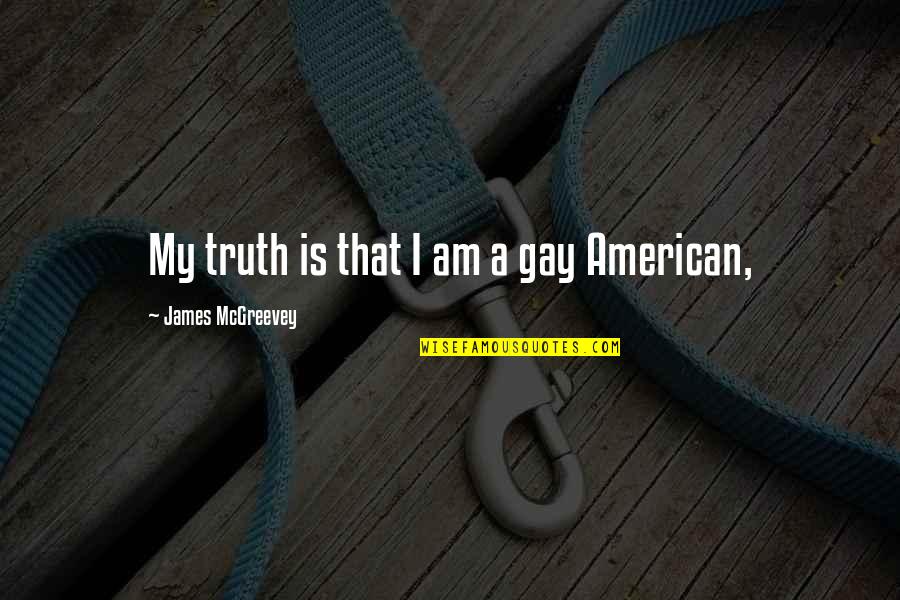 Gosalyn Mallard Quotes By James McGreevey: My truth is that I am a gay