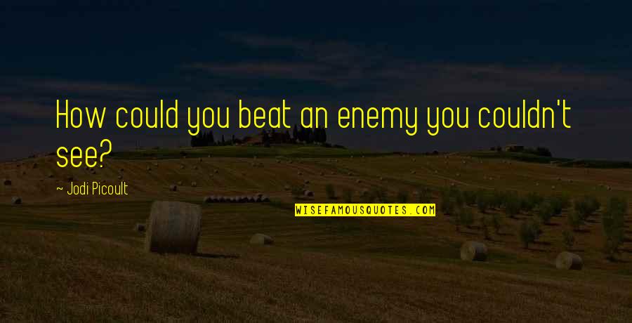 Goudelock Law Quotes By Jodi Picoult: How could you beat an enemy you couldn't