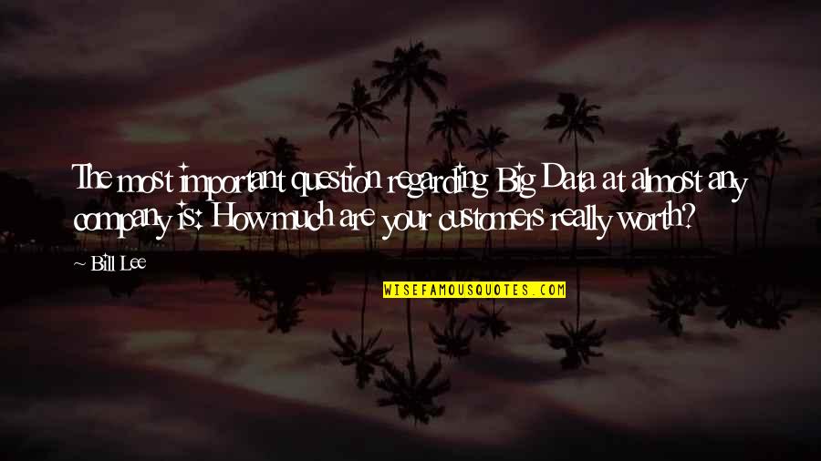 Grabovski Nhl Quotes By Bill Lee: The most important question regarding Big Data at