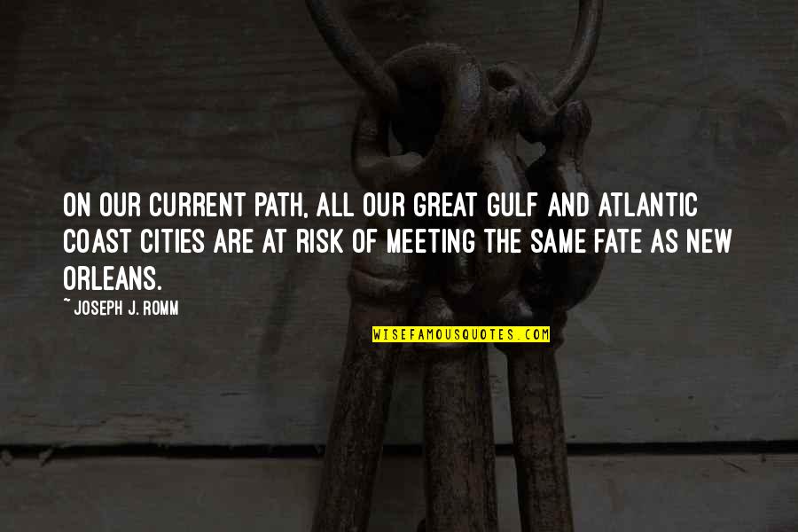 Great Cities Quotes By Joseph J. Romm: On our current path, all our great Gulf