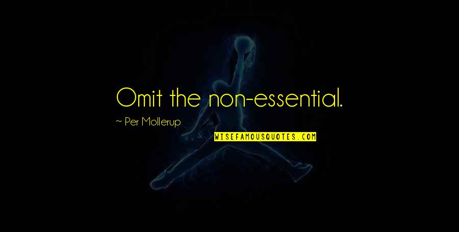 Greenguard Certified Quotes By Per Mollerup: Omit the non-essential.