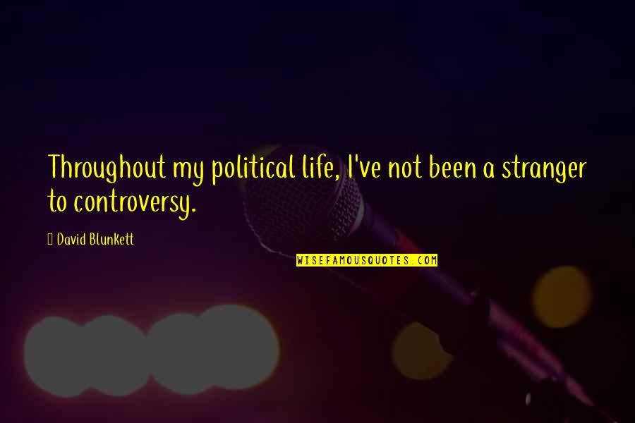 Growing Up And Having Fun Quotes By David Blunkett: Throughout my political life, I've not been a