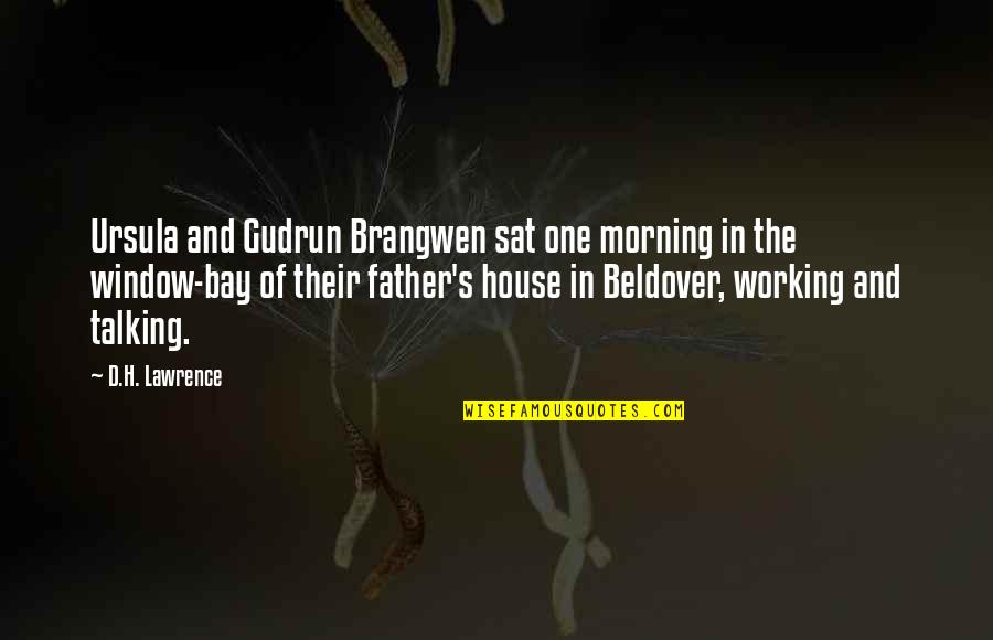 Gta Franklin Quotes By D.H. Lawrence: Ursula and Gudrun Brangwen sat one morning in