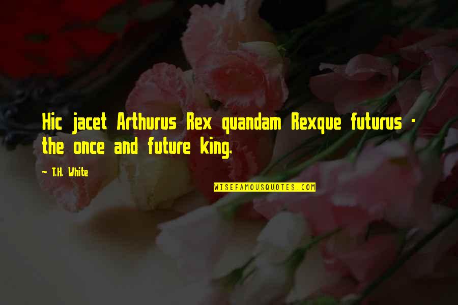 H.ch.andersen Quotes By T.H. White: Hic jacet Arthurus Rex quandam Rexque futurus -