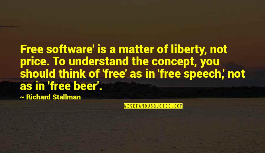 Haendel Theodora Quotes By Richard Stallman: Free software' is a matter of liberty, not