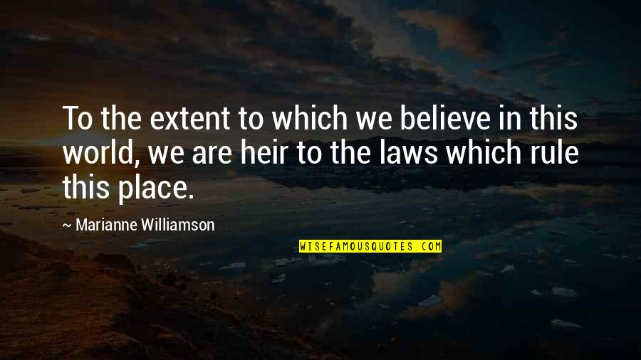 Hamdija Fejzic Quotes By Marianne Williamson: To the extent to which we believe in