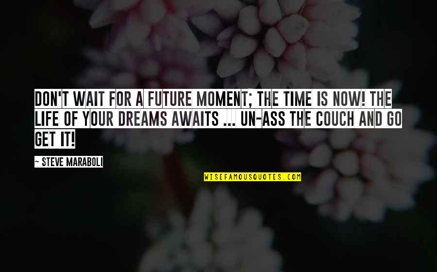 Harley Quinns Quotes By Steve Maraboli: Don't wait for a future moment; the time