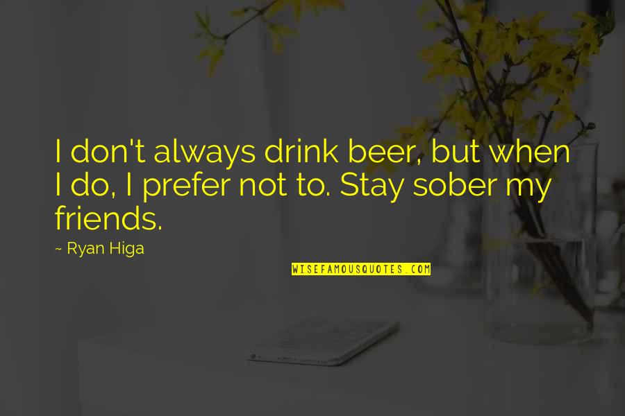 Harminder Kaur Quotes By Ryan Higa: I don't always drink beer, but when I