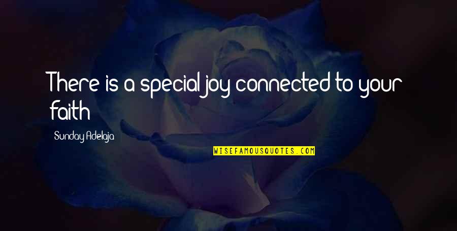 Hcareers Quotes By Sunday Adelaja: There is a special joy connected to your