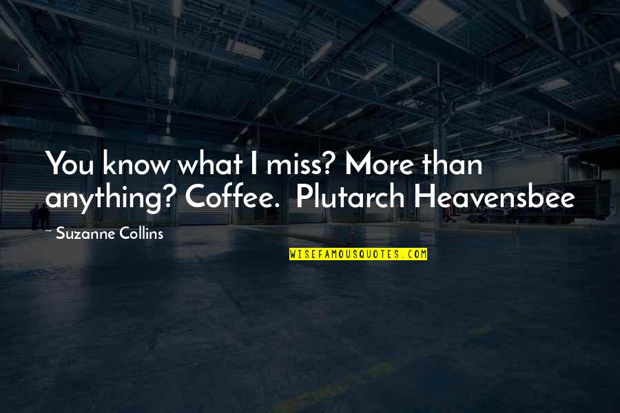 Heavensbee Plutarch Quotes By Suzanne Collins: You know what I miss? More than anything?