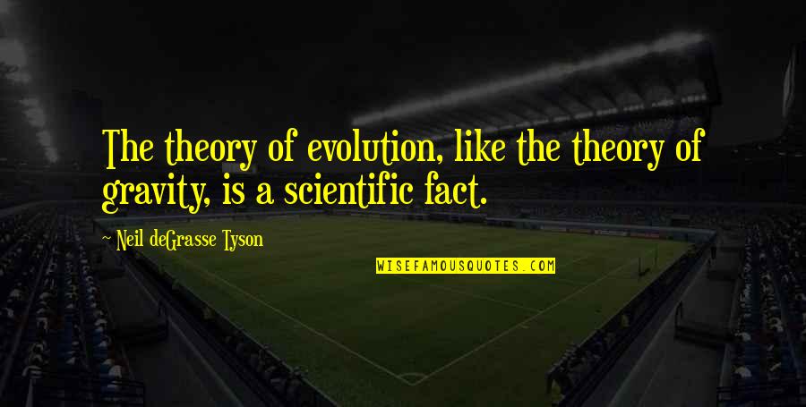 Heltsley Family Crest Quotes By Neil DeGrasse Tyson: The theory of evolution, like the theory of