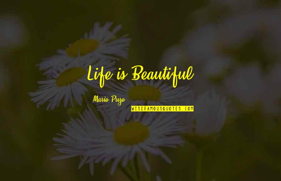 Hendryx Cpa Quotes By Mario Puzo: Life is Beautiful