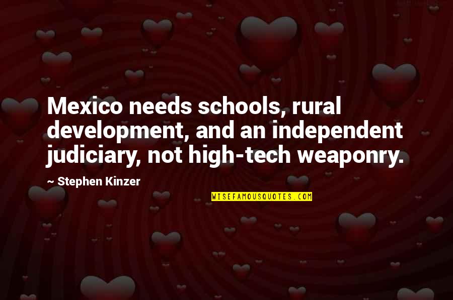 High Schools Over Quotes By Stephen Kinzer: Mexico needs schools, rural development, and an independent