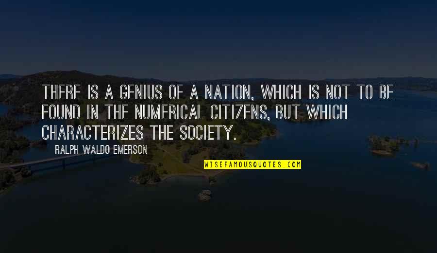 Hirokin The Last Samurai Quotes By Ralph Waldo Emerson: There is a genius of a nation, which