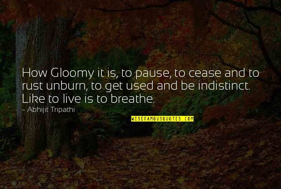 How To Find Public Domain Quotes By Abhijit Tripathi: How Gloomy it is, to pause, to cease