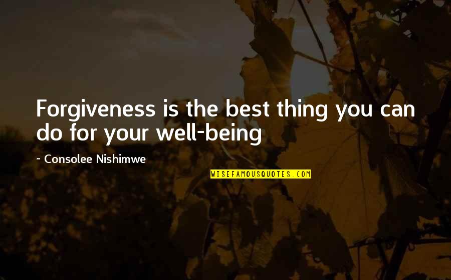 Hyperlink Stock Quotes By Consolee Nishimwe: Forgiveness is the best thing you can do