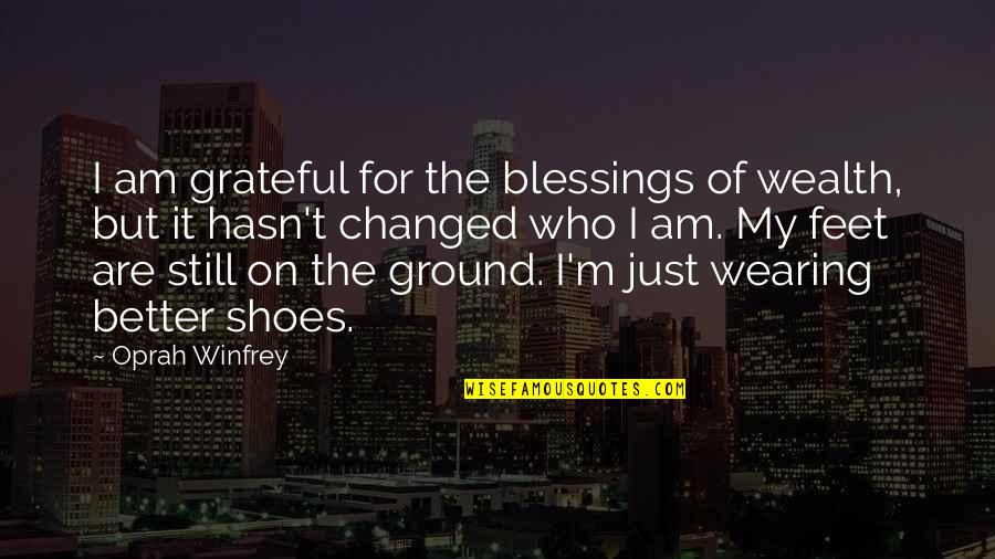 I Am Grateful For Quotes By Oprah Winfrey: I am grateful for the blessings of wealth,