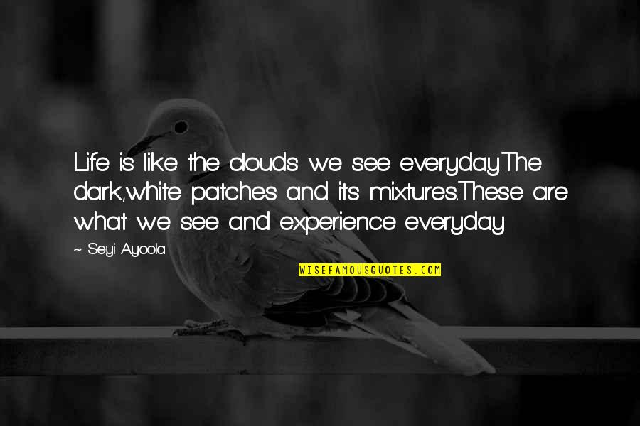 I Hope To See You Quotes By Seyi Ayoola: Life is like the clouds we see everyday.The