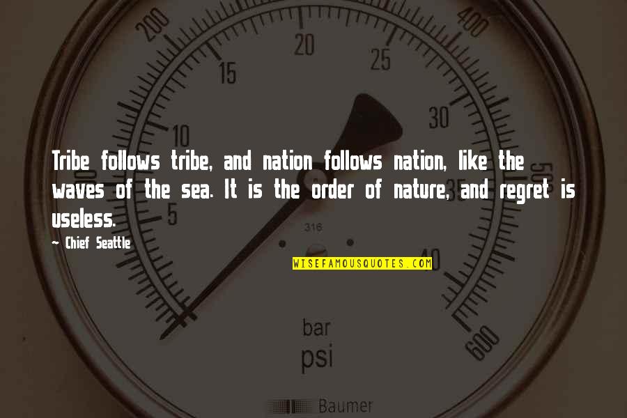 I Like My Nature Quotes By Chief Seattle: Tribe follows tribe, and nation follows nation, like