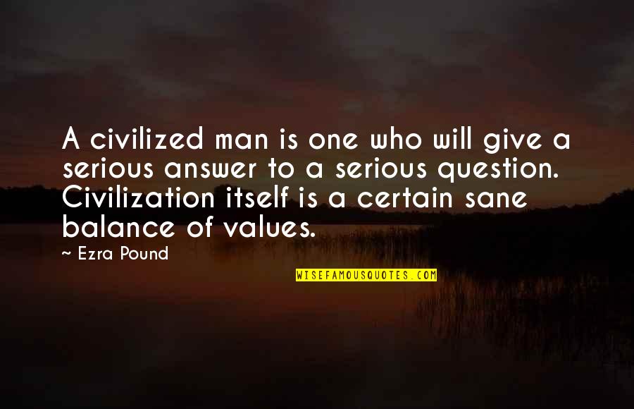 I Still Remember The Days I Prayed For What I Have Now Quote Quotes By Ezra Pound: A civilized man is one who will give