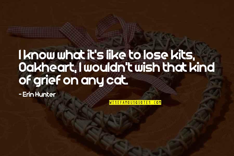 I Want To Cheat Quotes By Erin Hunter: I know what it's like to lose kits,