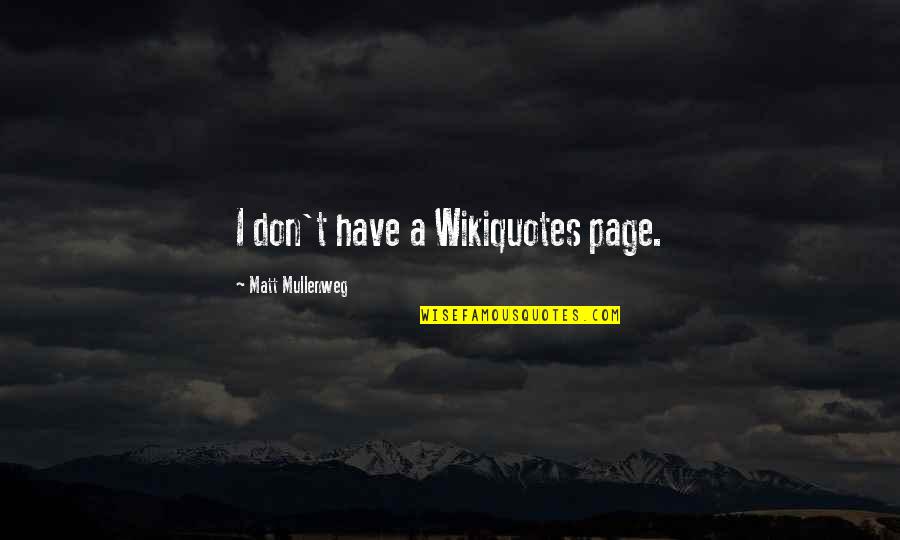 Ilse Quotes By Matt Mullenweg: I don't have a Wikiquotes page.