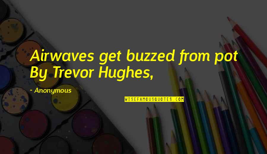 Imaginative Funny Quotes By Anonymous: Airwaves get buzzed from pot By Trevor Hughes,