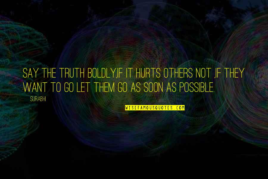 Imineo Emission Quotes By Surabhi: say the truth boldly,if it hurts others not