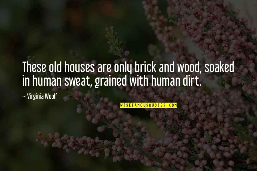 Incidentes Significado Quotes By Virginia Woolf: These old houses are only brick and wood,