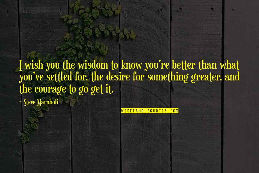 Indelebile En Quotes By Steve Maraboli: I wish you the wisdom to know you're