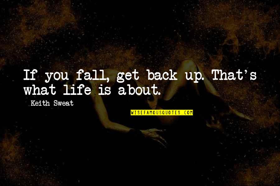 Innapropriate Movie Quotes By Keith Sweat: If you fall, get back up. That's what