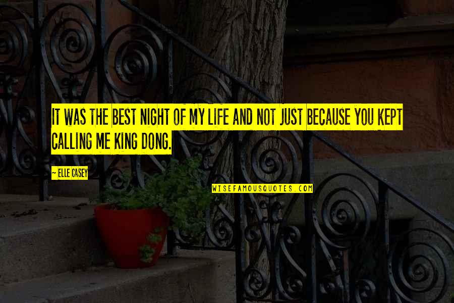 It Just You And Me Quotes By Elle Casey: It was the best night of my life