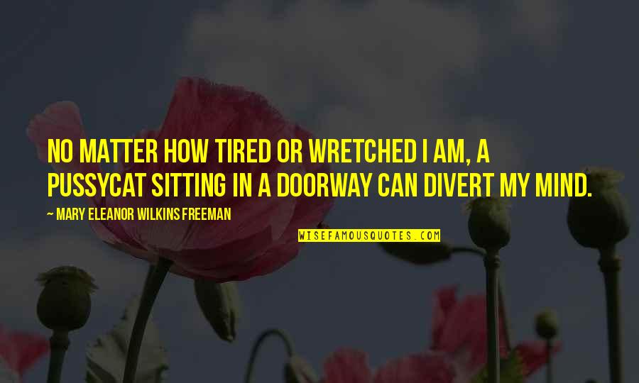 Itandehui Quotes By Mary Eleanor Wilkins Freeman: No matter how tired or wretched I am,