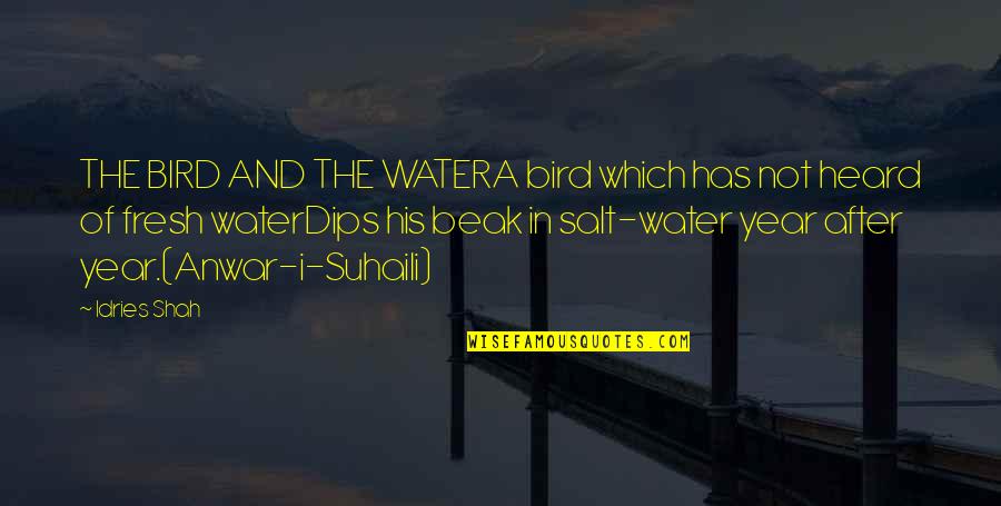 Jarosz Sarah Quotes By Idries Shah: THE BIRD AND THE WATERA bird which has