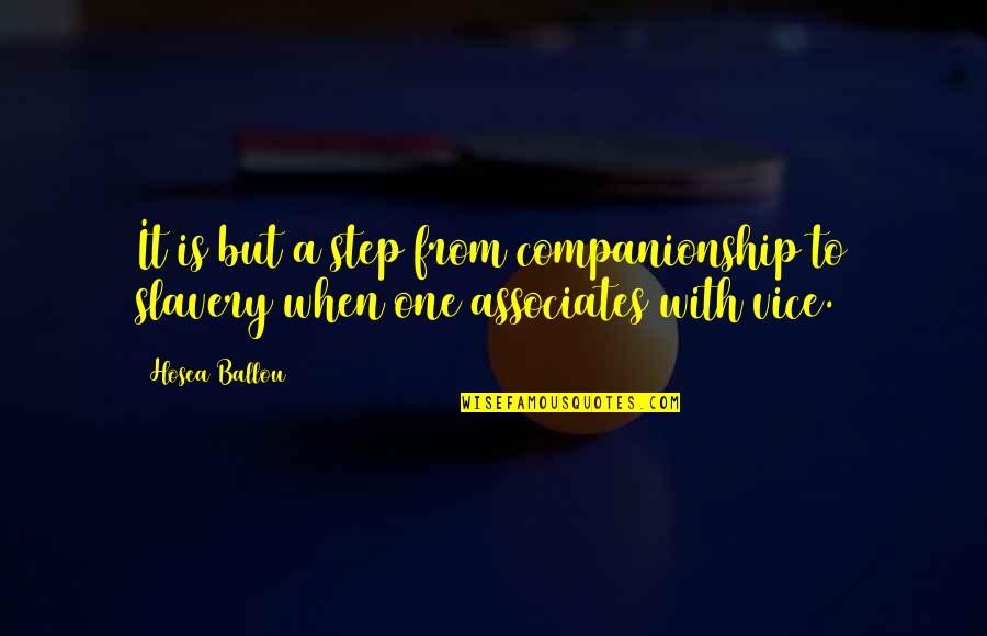 Jaroszewicz Andrzej Quotes By Hosea Ballou: It is but a step from companionship to