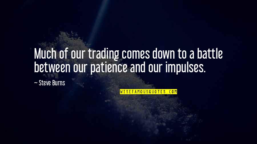 Jay Z N Beyonce Quotes By Steve Burns: Much of our trading comes down to a