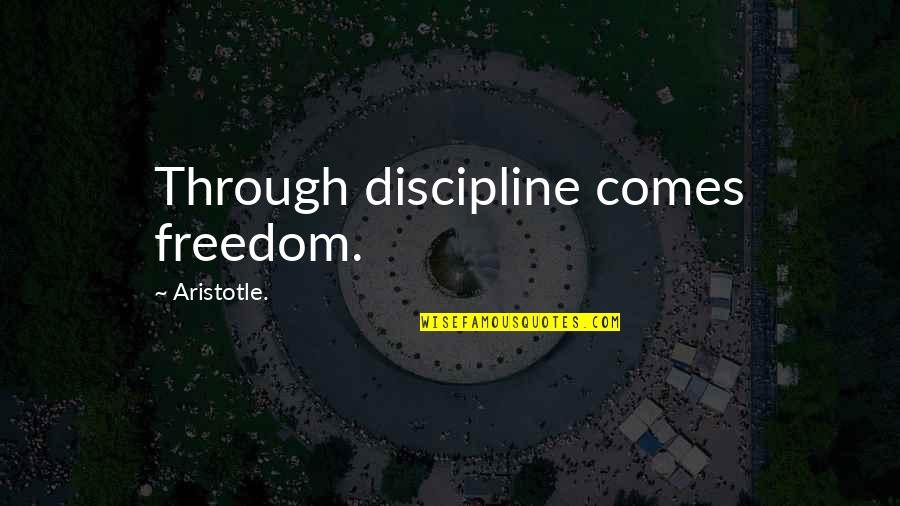 Kaisoo Fanfic Quotes By Aristotle.: Through discipline comes freedom.