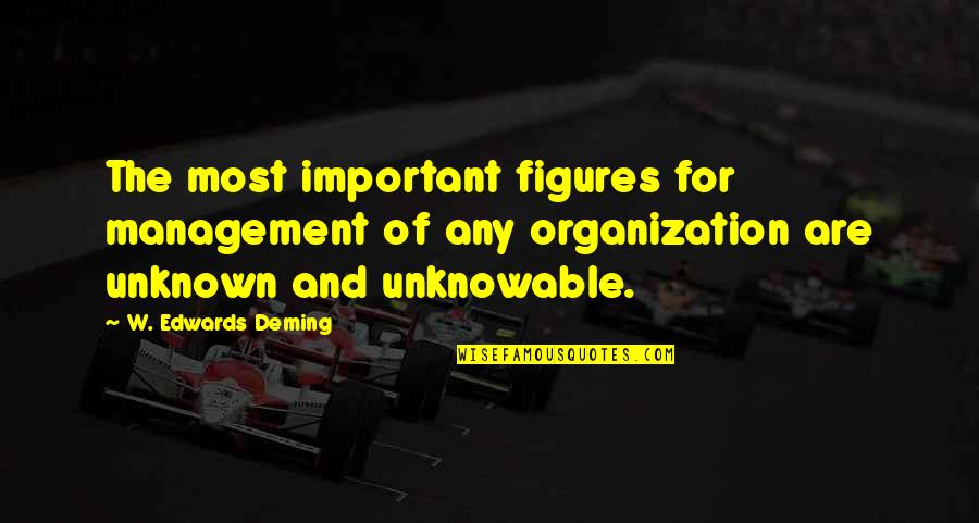 Kamal Hadley Quotes By W. Edwards Deming: The most important figures for management of any