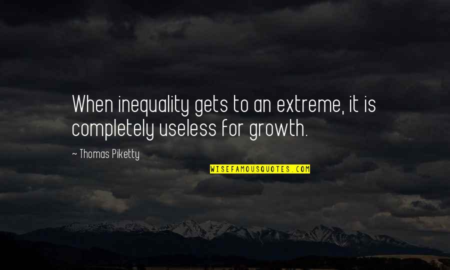 Karakurt Missile Quotes By Thomas Piketty: When inequality gets to an extreme, it is
